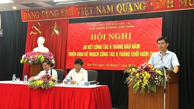 Cục HKVN tổ chức Hội nghị sơ kết công tác 6 tháng đầu năm và triển khai nhiệm vụ trọng tâm 6 tháng cuối năm 2023